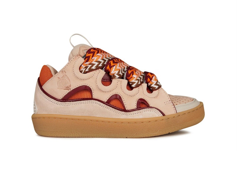 Baskets Lanvin Curb Rose Pâle Mangue (Femme)