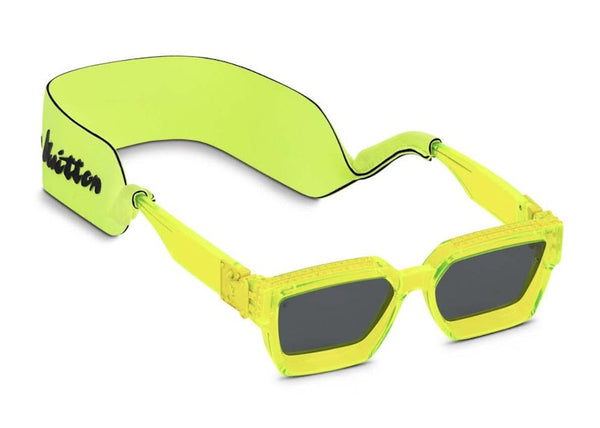 Lunettes de soleil Louis Vuitton 1.1 Millionaire jaune fluo