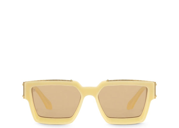 Lunettes de soleil Louis Vuitton 1.1 Millionaires jaune pâle