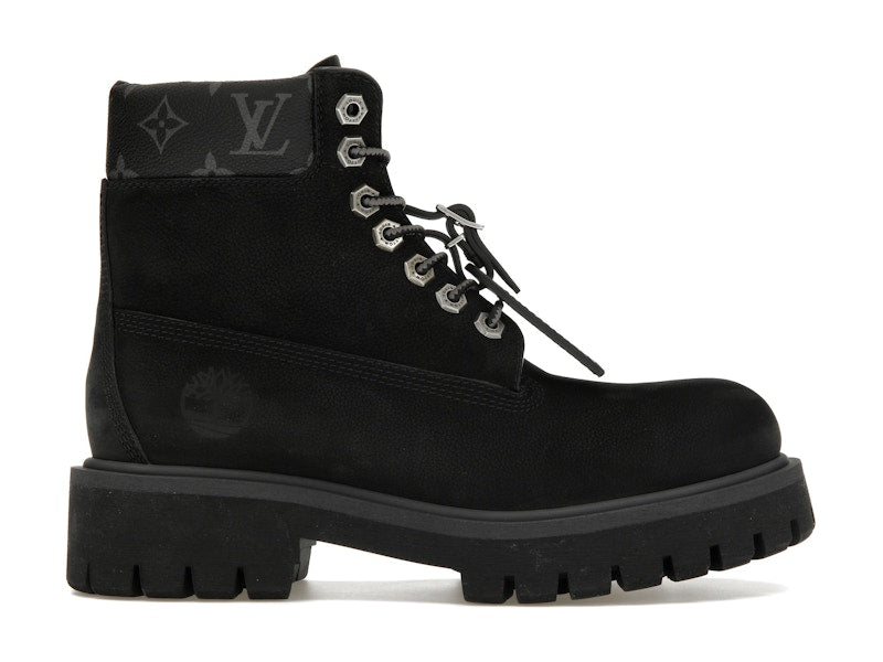 Bottines Louis Vuitton Timberland 6 pouces noires