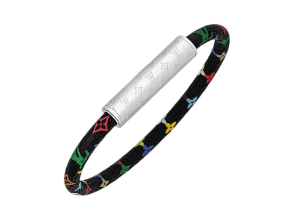 Louis Vuitton x Takashi Murakami LV Confidential Armband Schwarz Mehrfarbig