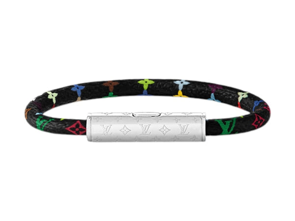 Louis Vuitton x Takashi Murakami LV Confidential Armband Schwarz Mehrfarbig