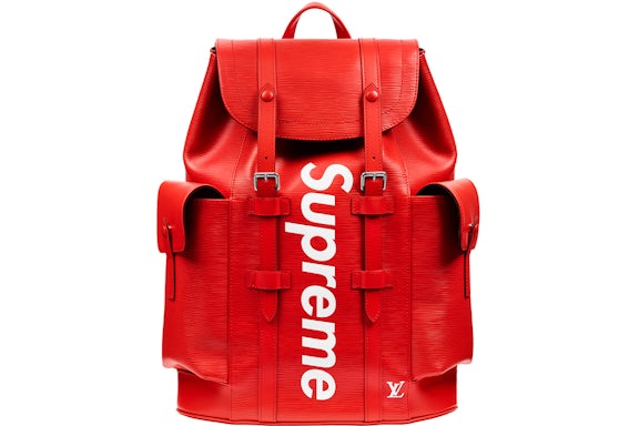 Louis Vuitton x Supreme Christopher Backpack Epi PM Red