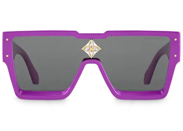Lunettes de soleil Louis Vuitton Cyclone violettes