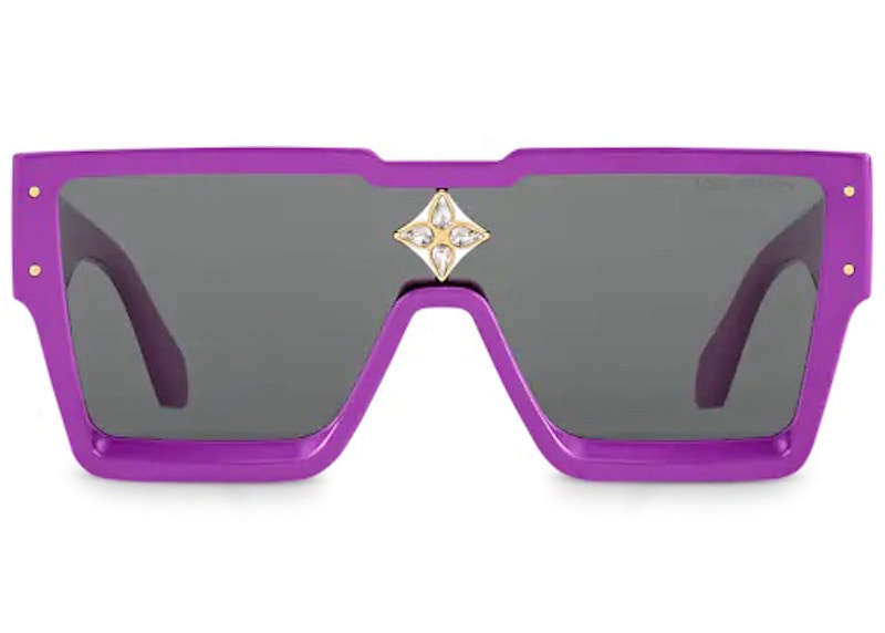 Lunettes de soleil Louis Vuitton Cyclone violettes