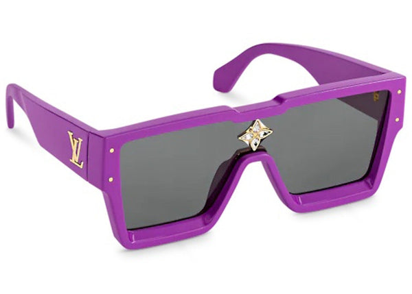 Lunettes de soleil Louis Vuitton Cyclone violettes