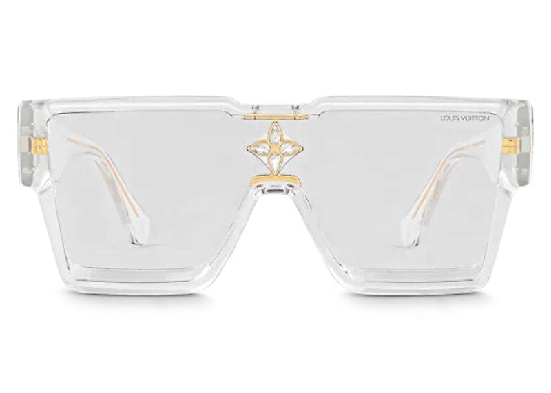 Louis Vuitton Cyclone Sonnenbrille Transparent