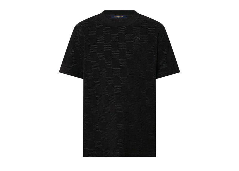 T-shirt Louis Vuitton Damier French Terry en coton Météorite