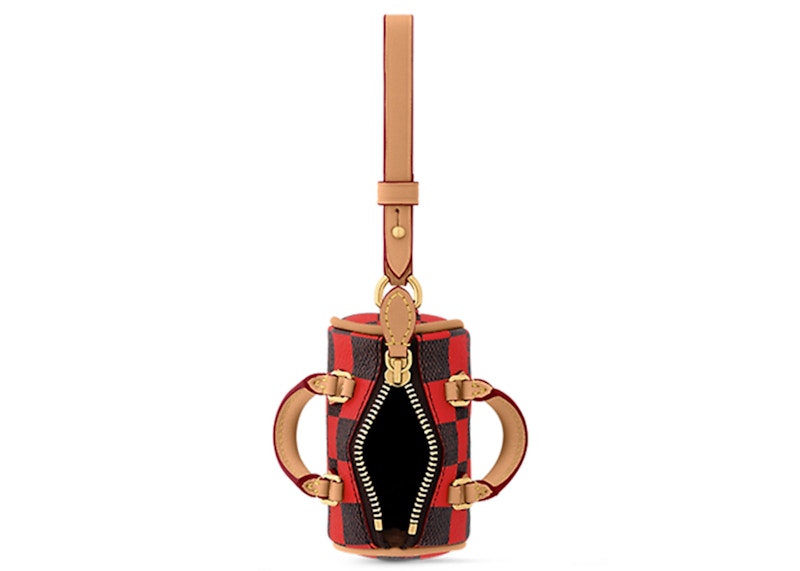 Bijou de sac Louis Vuitton Damier Pop Mini Speedy Rouge