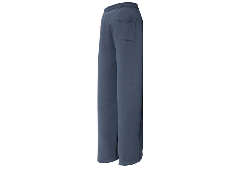 Louis Vuitton – Bestickte Jersey-Jogginghose in Schiefergrau