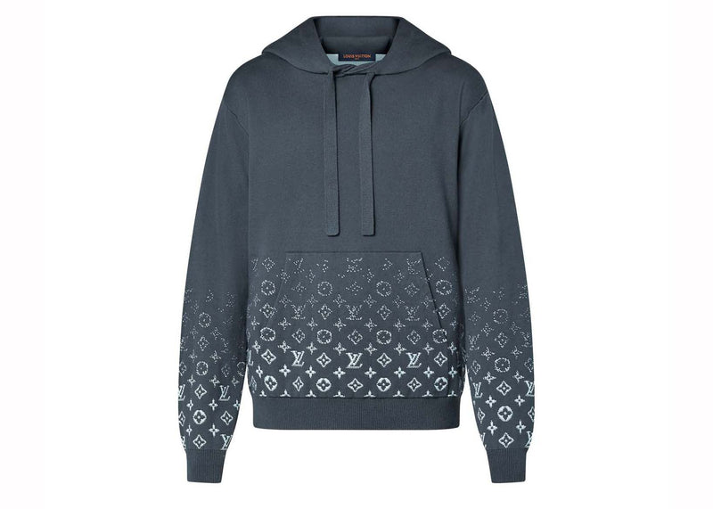 Sweat à capuche en coton dégradé Louis Vuitton Cendres volcaniques