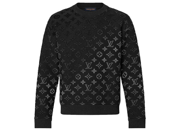 Louis Vuitton Fil Coupe-Sweatshirt mit Farbverlauf und Monogramm, mehrfarbig