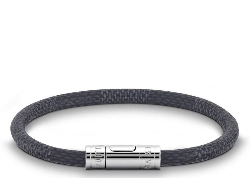 Bracelet Louis Vuitton Keep It Damier Gris Graphite