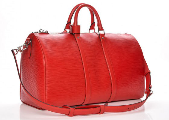 Louis Vuitton x Supreme Keepall Bandouliere Epi 45 Rouge 