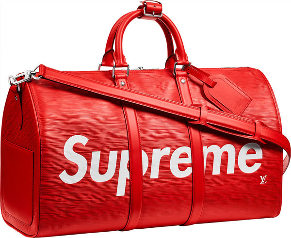 Louis Vuitton x Supreme Keepall Bandouliere Epi 45 Rouge 