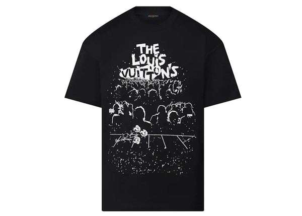 Louis Vuitton LV Konzert-Print T-Shirt Schwarz