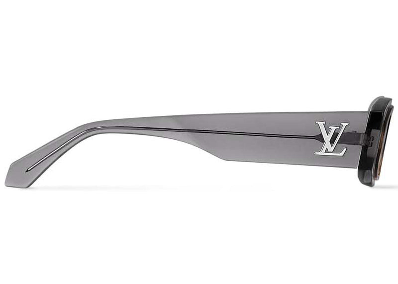 Lunettes de soleil carrées basses Louis Vuitton LV Ocean noires