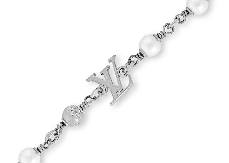 Bracelet Louis Vuitton LV Perles Argent