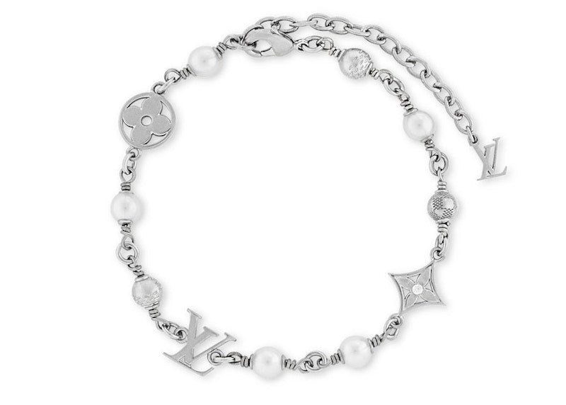 Bracelet Louis Vuitton LV Perles Argent