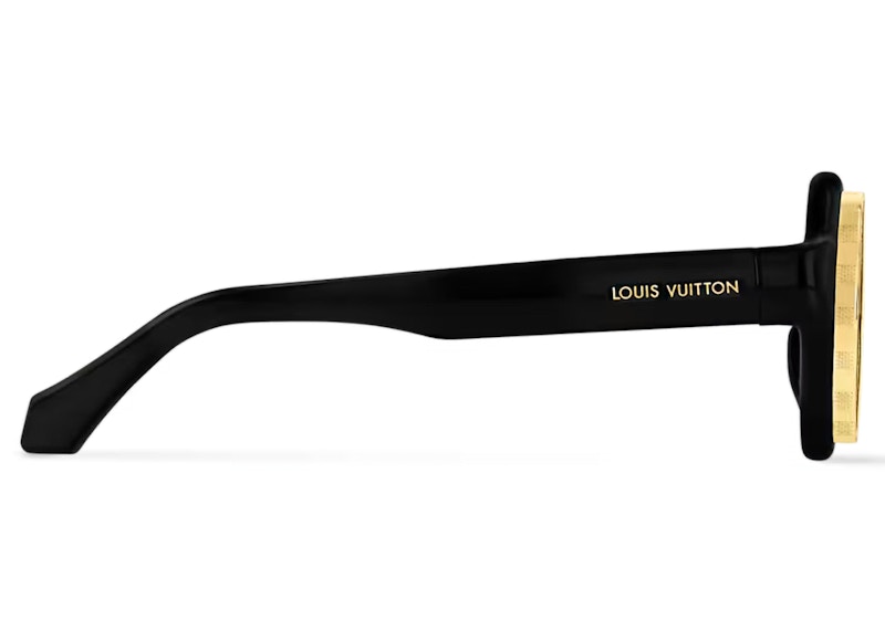 Lunettes de soleil rondes Louis Vuitton LV Super Vision noires (Z2598U) 