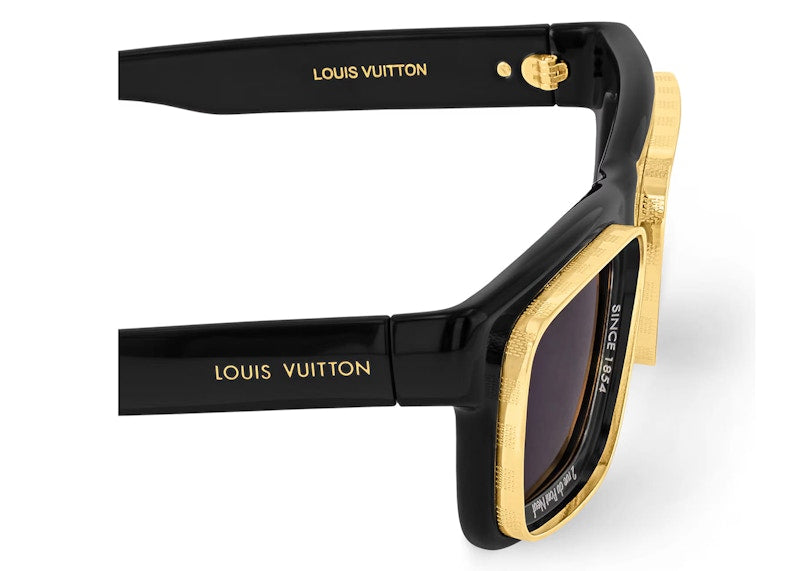 Louis Vuitton LV Super Vision Square Sonnenbrille Schwarz (Z2599U) 