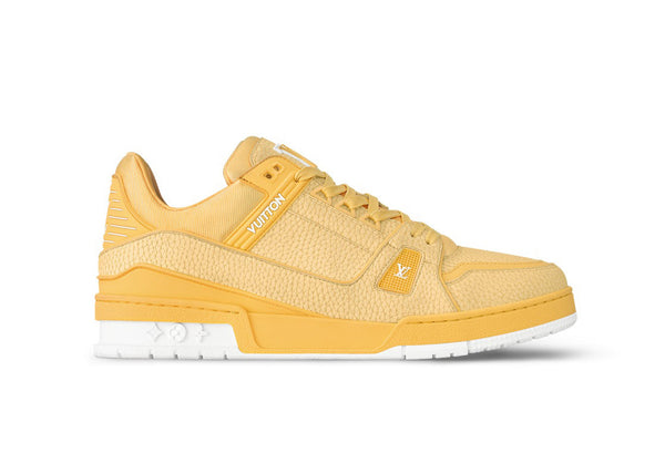 Baskets Louis Vuitton LV Jaune Blanc