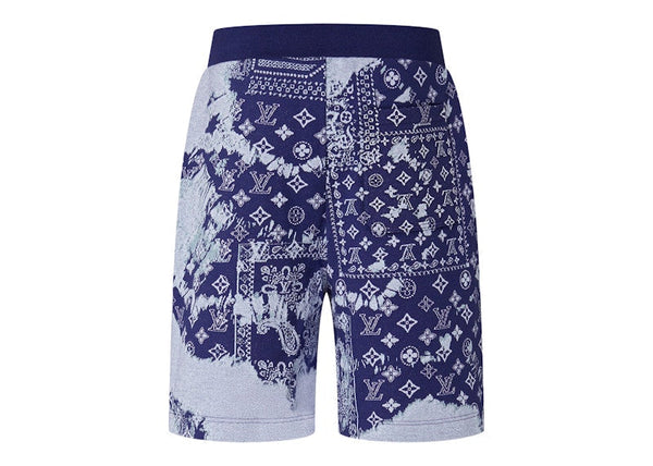 Louis Vuitton Monogram Bandana Shorts Indigo/Weiß