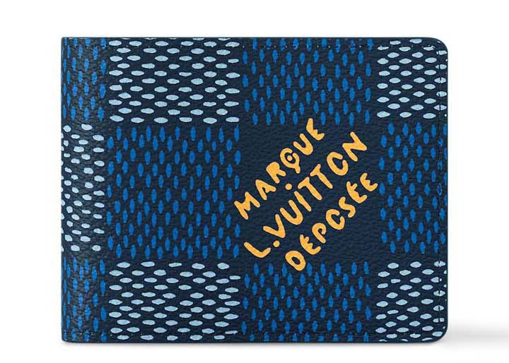 Louis Vuitton Multiple Wallet Damier Heritage Blue