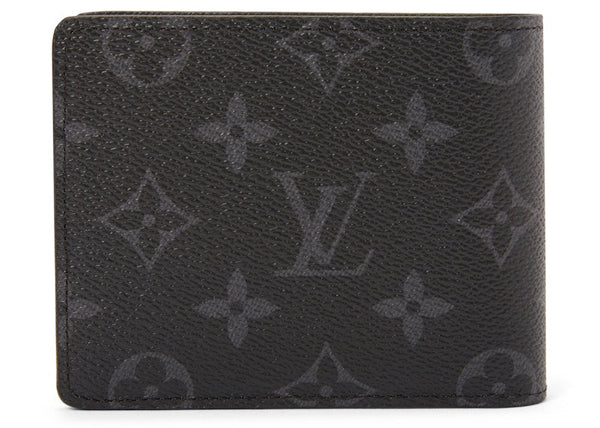 Louis Vuitton x Fragment Mehrfach-Geldbörse Monogramm Eclipse Schwarz