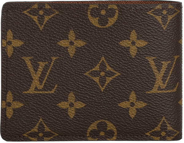 Louis Vuitton Mehrfach-Geldbörse Monogramm Braun