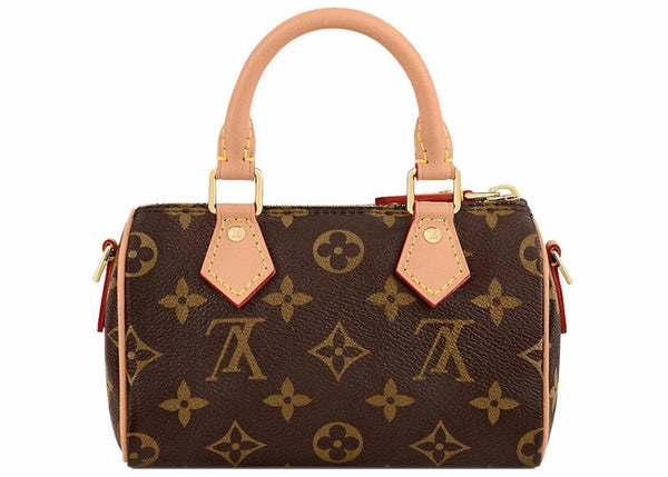 Louis Vuitton Nano Speedy Monogram Canvas Marron