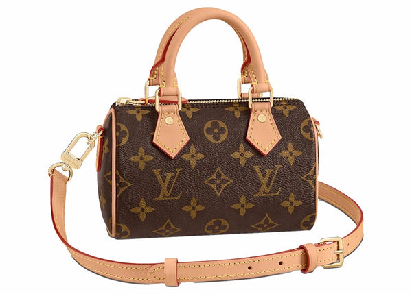 Louis Vuitton Nano Speedy Monogram Canvas Marron
