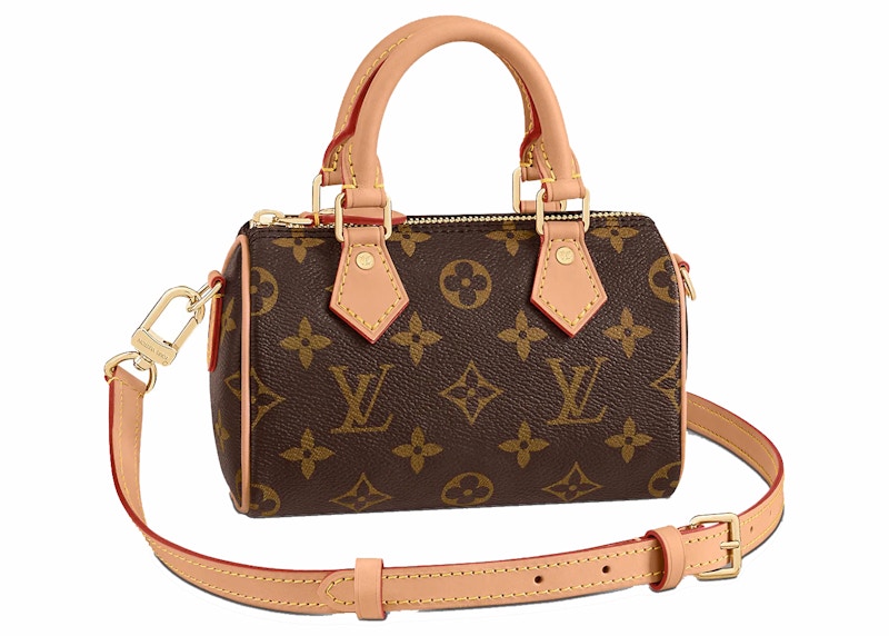 Louis Vuitton Nano Speedy Monogram Canvas Marron