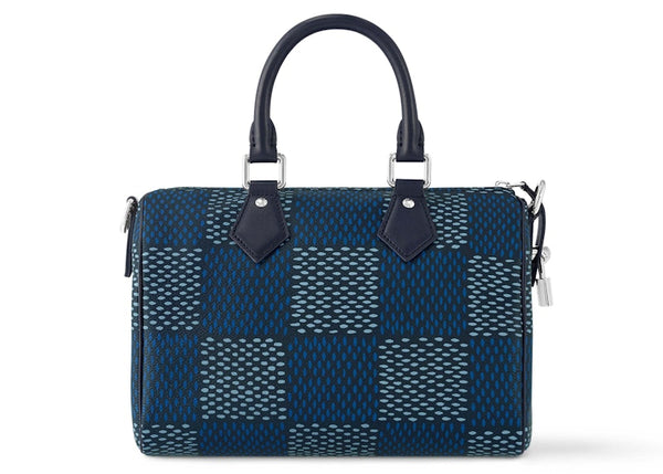 Louis Vuitton Speedy 25 Bandoulière Damier Bleu Héritage