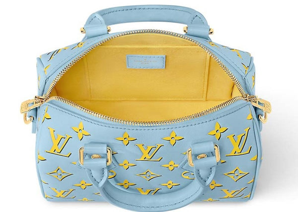 Louis Vuitton Speedy Bandouliere 20 Bleu Bébé