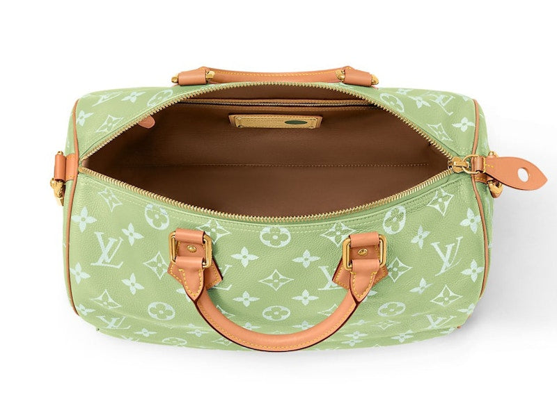 Louis Vuitton Speedy P9 Bandouliere 40 Citron Vert Gelé