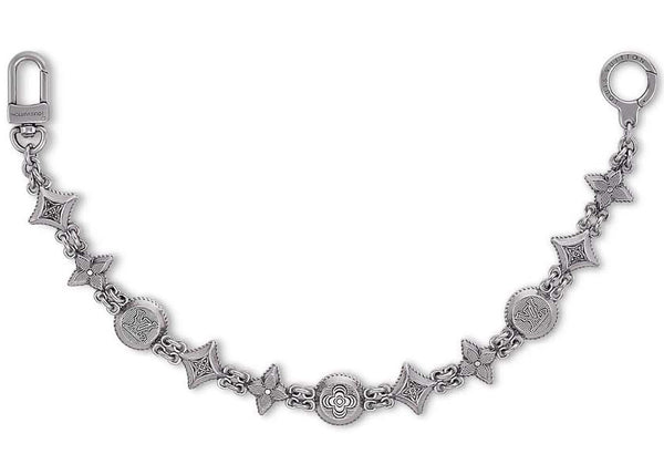 Louis Vuitton Western Chain Gürtel und Taschenanhänger im Alter von Silber