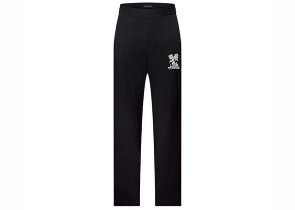 Pantalon de survêtement technique brodé Louis Vuitton par Tyler, the Creator noir