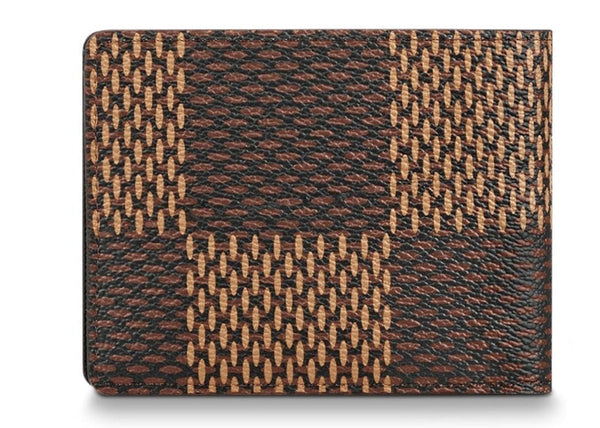 Louis Vuitton x Nigo Multiple Wallet Damier Ebene Giant Brown