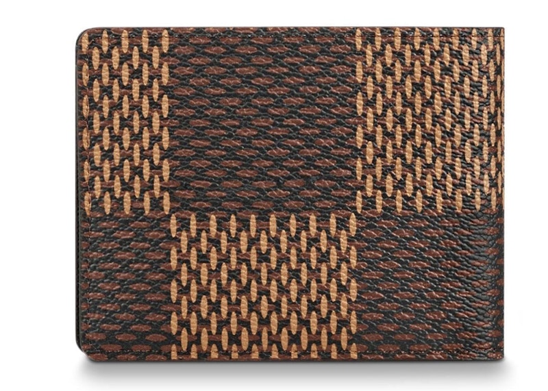 Louis Vuitton x Nigo Multiple Wallet Damier Ebene Giant Brown