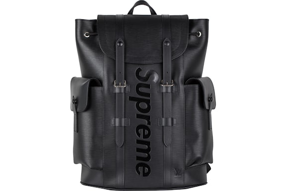 Louis Vuitton x Supreme Christopher Backpack Epi PM Black