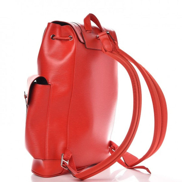 Sac à dos Christopher Louis Vuitton x Supreme Epi PM Rouge
