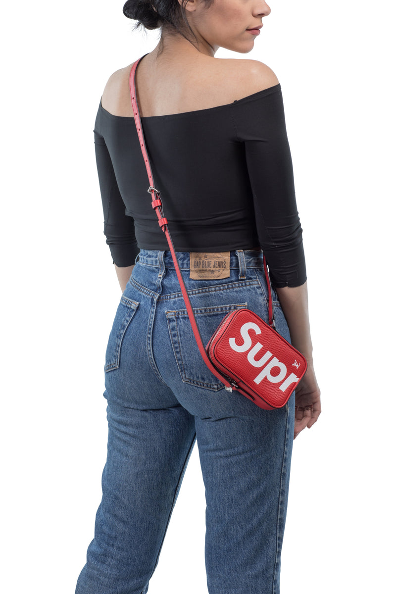 Louis Vuitton x Supreme Danube Epi PPM Rouge