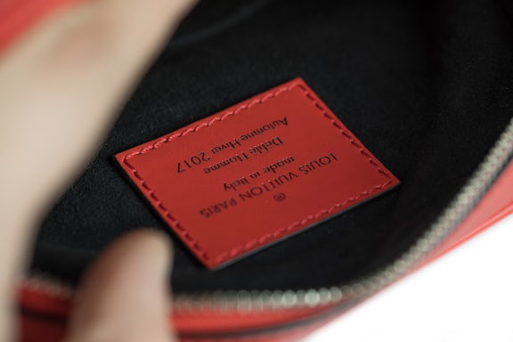 Louis Vuitton x Supreme Danube Epi PM Rouge 