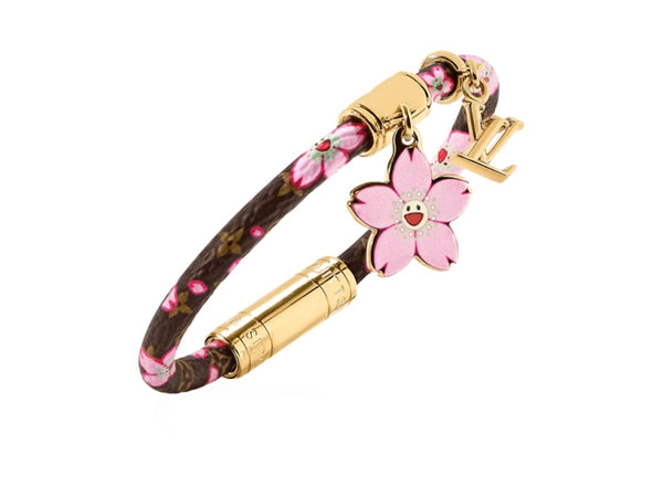 Louis Vuitton x Takashi Murakami Kirschblütenarmband Sakura Braun