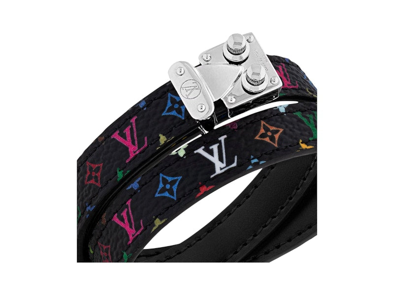 Bracelet Signature Louis Vuitton x Takashi Murakami Noir Multicolore