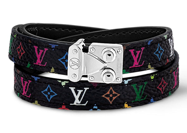 Bracelet Signature Louis Vuitton x Takashi Murakami Noir Multicolore