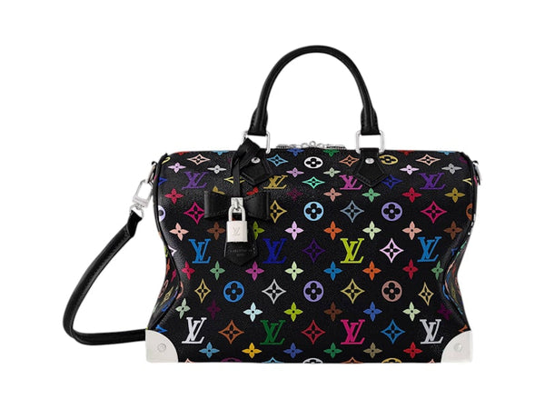 Louis Vuitton x Takashi Murakami Speedy Soft 30 Noir Multicolore