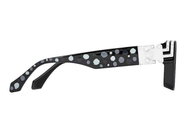 Lunettes de soleil Louis Vuitton x Yayoi Kusama 1.1 Millionaires Painted Dots Noir/Gris