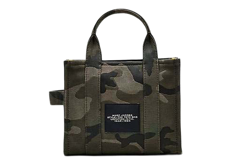 Marc Jacobs Le petit sac fourre-tout camouflage jacquard vert 